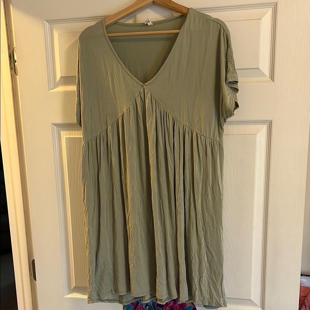 Women's Light Sage Maternity Dress